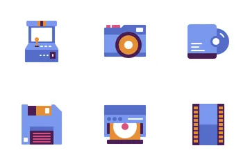 Retro Electronic Icon Pack