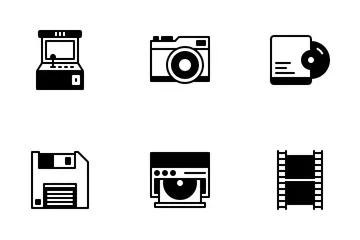 Retro Electronic Icon Pack