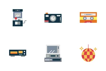 Retro Paquete de Iconos