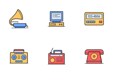 Retro Technology Icon Pack