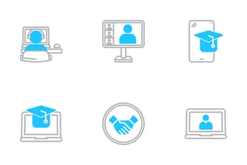 Reunião Virtual Pacote de Ícones