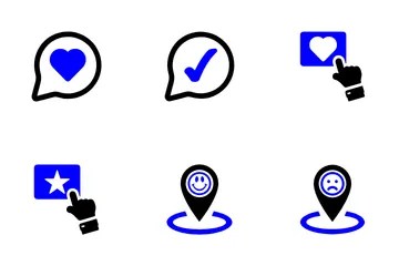 Review And Feedback Icon Pack