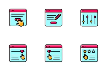 Review And Feedback Icon Pack