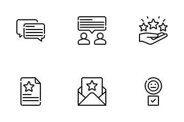 Reviews And Feedback Icon Pack