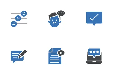 Feedback e revisão Icon Pack