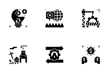 Revolução Industrial Pacote de Ícones