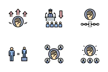 Revolução Política Pacote de Ícones
