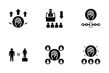 Revolución política Paquete de Iconos