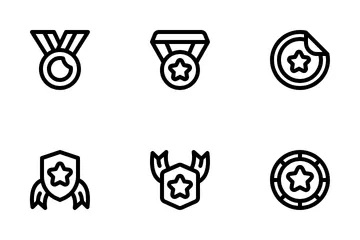 Reward And Badge Icon Pack