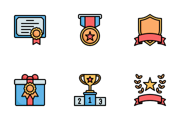 Rewards And Badge Icon Pack