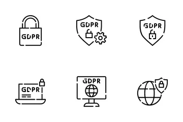 RGPD Pack d'Icônes