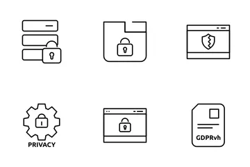 RGPD Vol 2 Pack d'Icônes