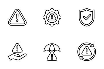 Risk Management Icon Pack