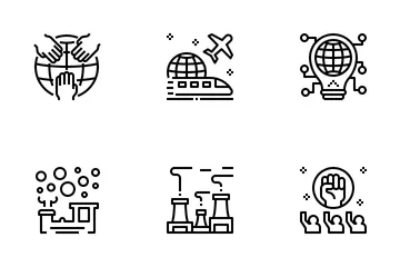 Rivoluzione industriale Icon Pack