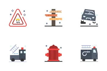 Road Accidents Icon Pack