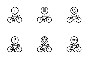 Road Cycling Life Icon Pack
