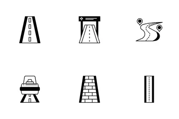Road Infrastructure Icon Pack