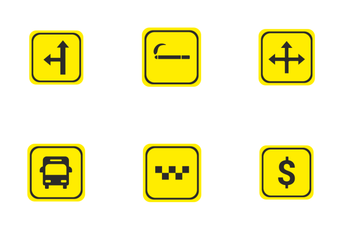 Road Pointers Icon Pack