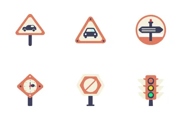 Road Sign Icon Pack