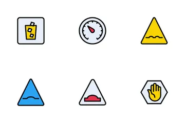 Road Sign Icon Pack