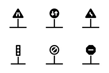 Road Signs Icon Pack