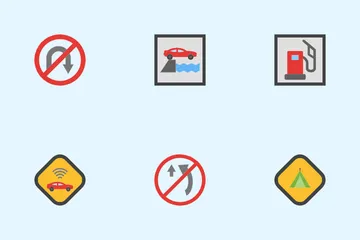 Road Signs Icon Pack