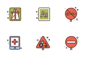 Road Signs Icon Pack