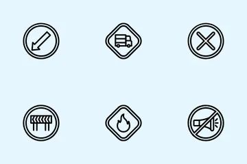 Road Signs Icon Pack