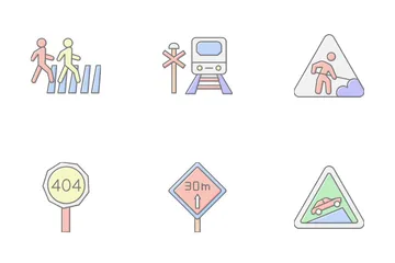 Road Signs Icon Pack