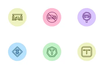 Road Signs Icon Pack