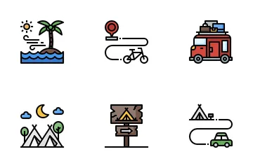 Road Trip Icon Pack