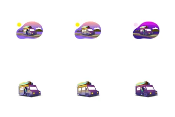 Road Trip Icon Pack