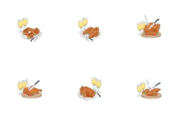 Roasted Chicken Icon Pack