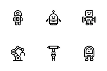 Robot Paquete de Iconos