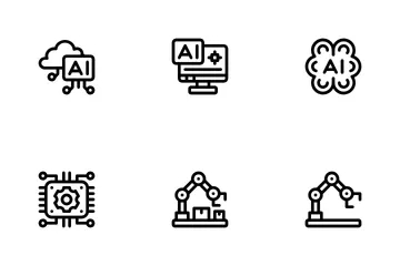 Robot Arm Icon Pack