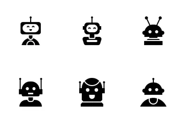 Robot Avatar Icon Pack