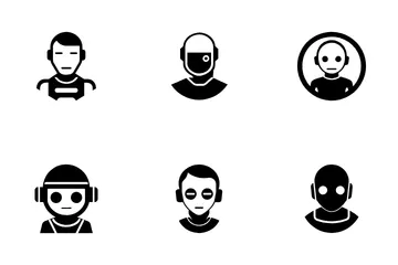 Robot Avatar Icon Pack