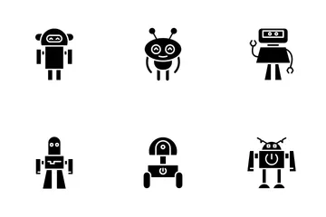 Robot Avatar Icon Pack