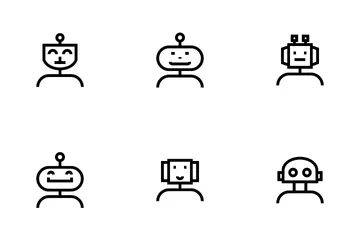 Robot Avatar Icon Pack