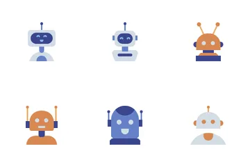 Robot Avatar Icon Pack