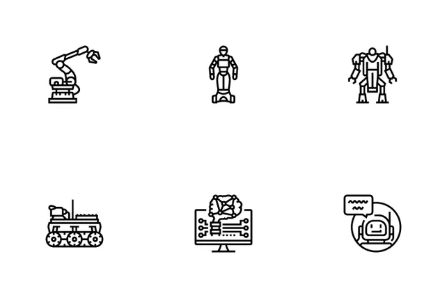 Download Robot Development And Industry Icon pack Available in SVG, PNG ...