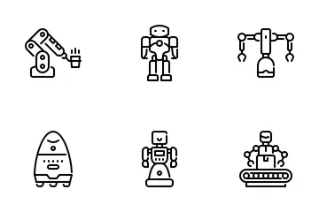 Roboter Symbolpack