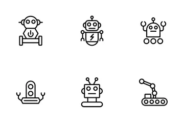 Roboter Icon Pack