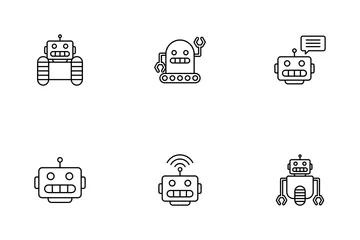 Roboter Symbolpack