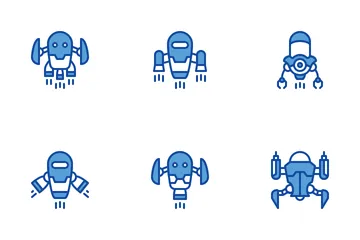 Roboter Symbolpack