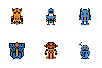 Roboter Icon Pack