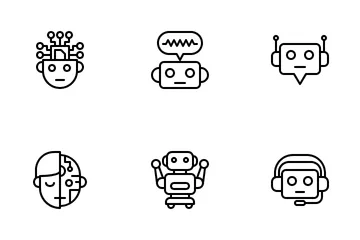 Robot 01 Icon, Free Avatars Iconpack