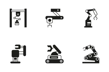 Robotic Arm 10 Icon Pack