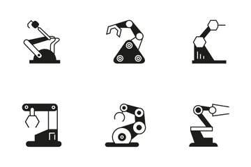 Robotic Arm 11 Icon Pack