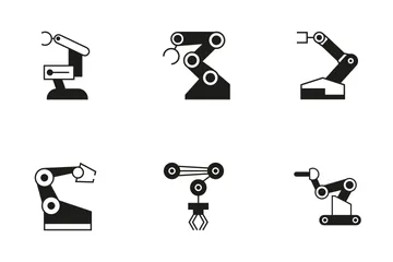 Robotic Arm 12 Icon Pack